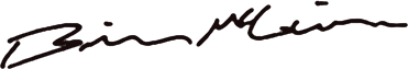 Brian McGuire signature